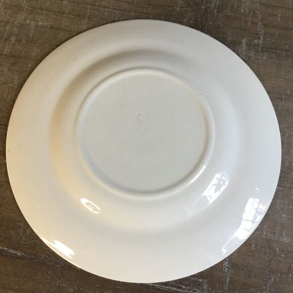 Vintage tea cup and saucer set pink cream beige orange delicate floral design - Picture 4 of 8